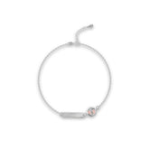 Tiny Steps 925 Silver Baby Bracelet – Personalized with any birthdate or name