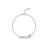 Tiny Steps 925 Silver Baby Bracelet – Personalized with any birthdate or name Mashha