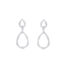 Mashha 925 Silver She Is Born Diva Earrings