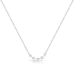 Silver Starlight Curve Pendant