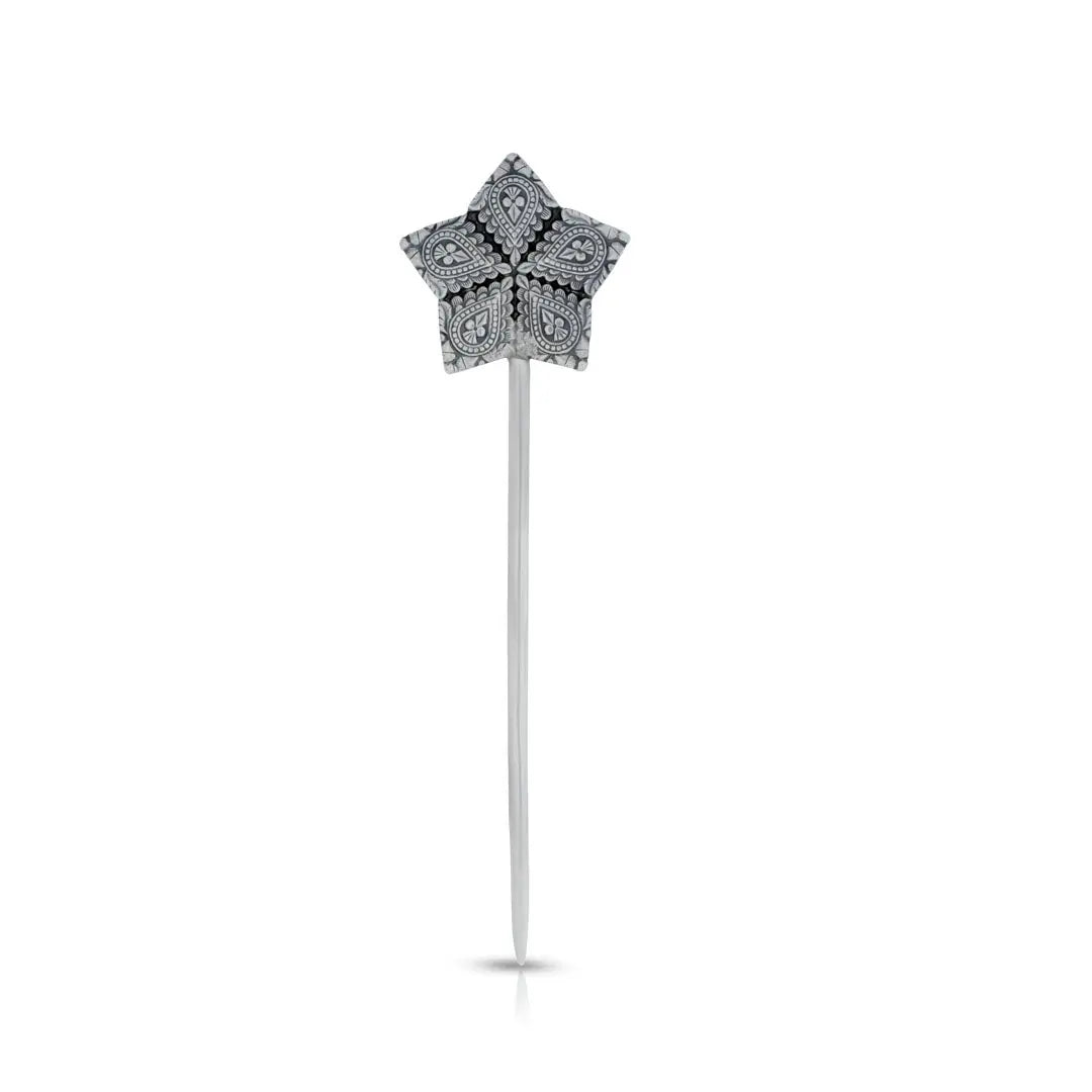 Silver Starflower Hair Accessory Mashha