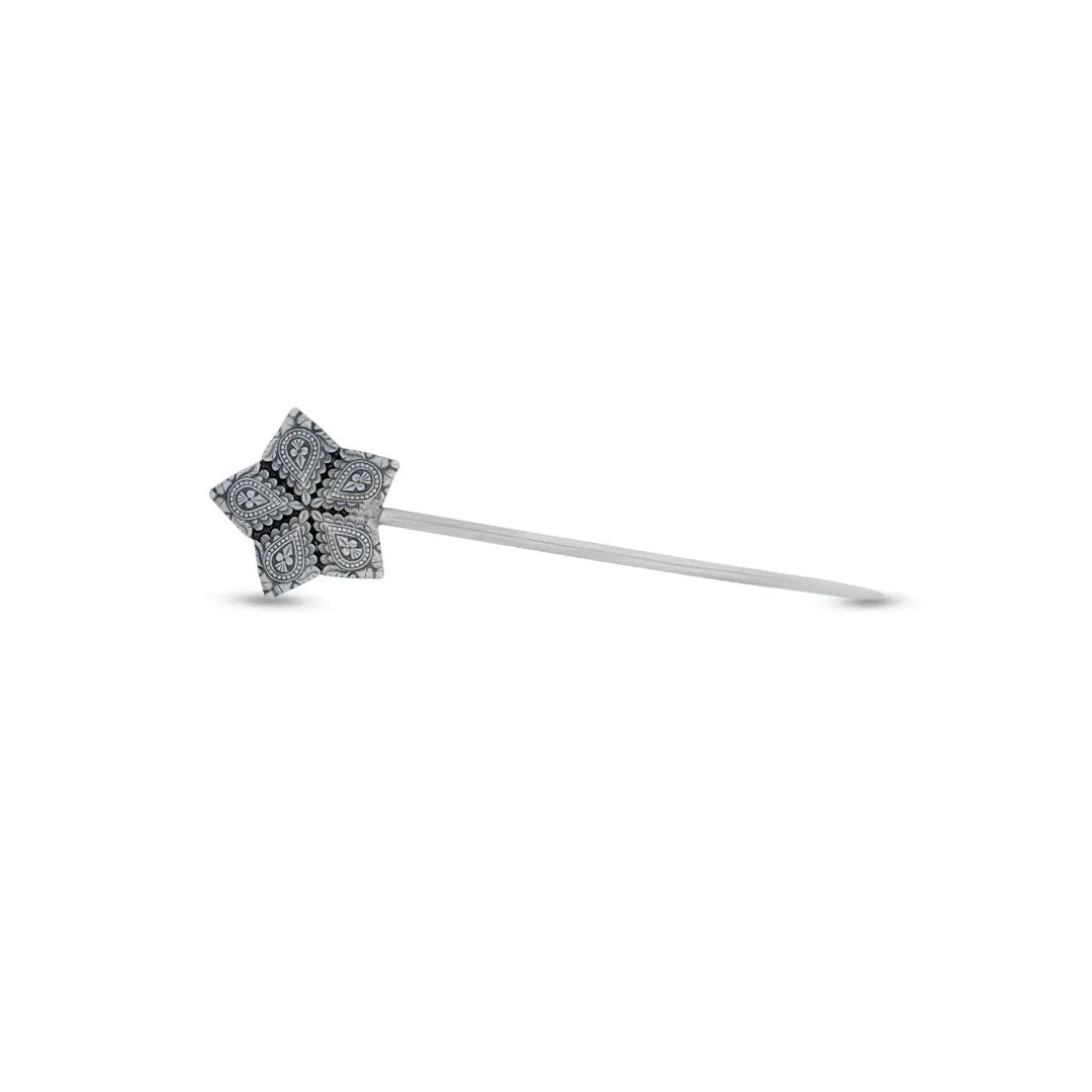 Silver Starflower Hair Accessory Mashha