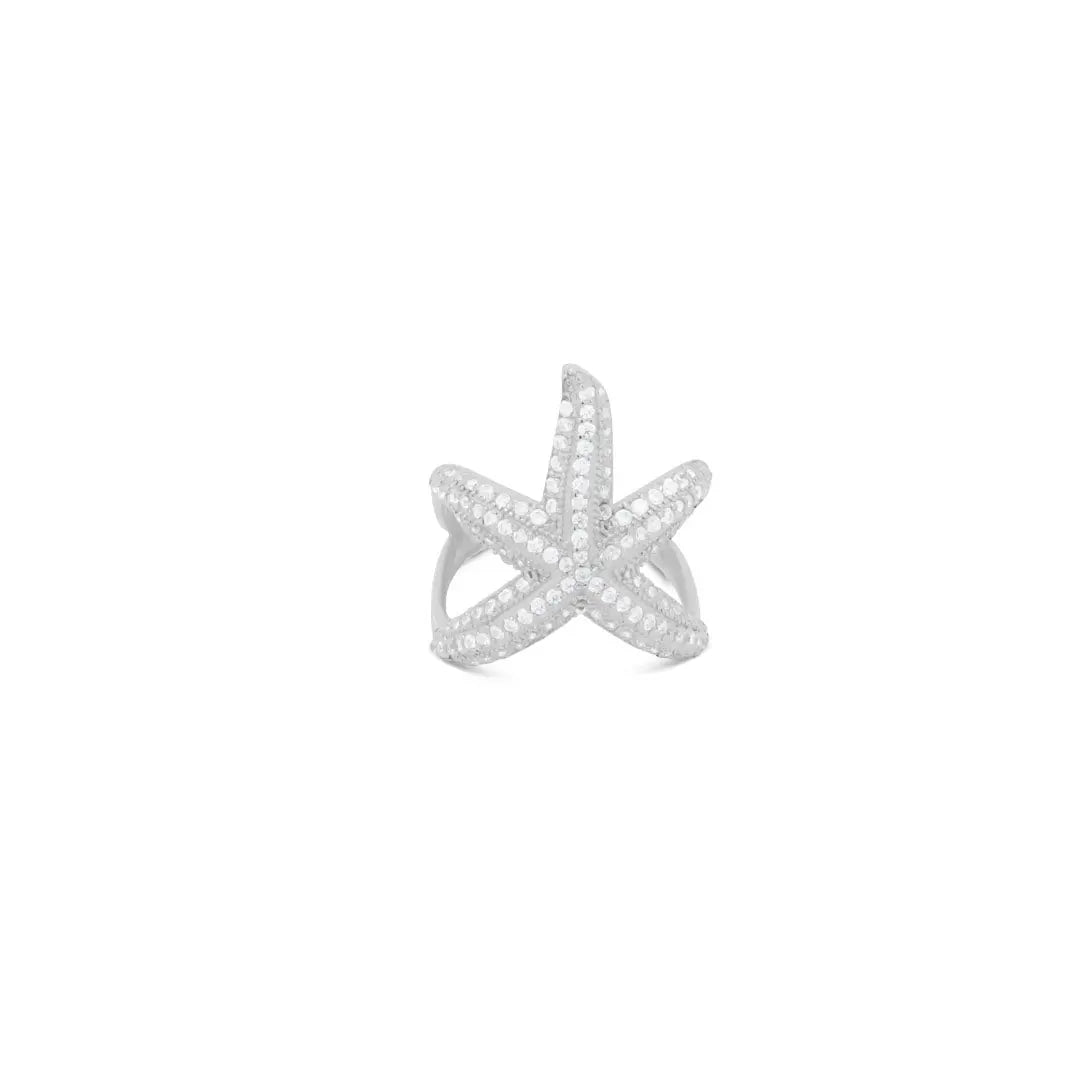 Starfish-Inspired Sterling Silver Ring Mashha