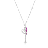 Amora Heart Butterfly Necklace