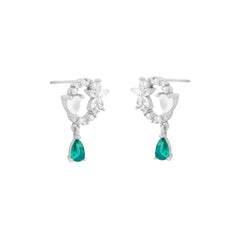 Mashha 925 Silver Paan Shaandaar Earrings