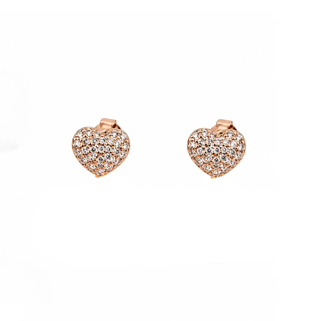Mashha 925 Silver Stud cum Earring (Gold) Mashha