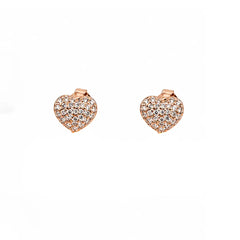 Mashha 925 Silver Stud cum Earring (Gold) Mashha