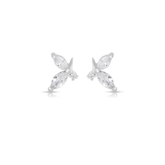 Crystal Flutter Studs