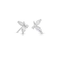Crystal Flutter Studs