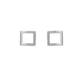 Mashha 925 Silver Minimalist Square Studs