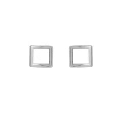 Mashha 925 Silver Minimalist Square Studs Mashha