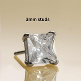 Silver Men’s Studs (small) Mashha