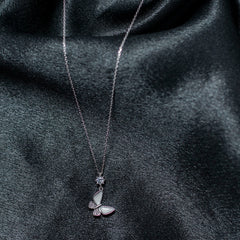 Silver Butterfly Pendant