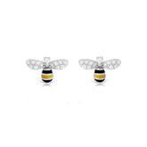 Honeybee Charm Stud Earrings