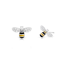 Honeybee Charm Stud Earrings