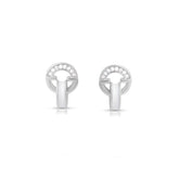 Office Dual Tone Earrings