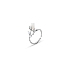 Rosebud Adjustable Ring