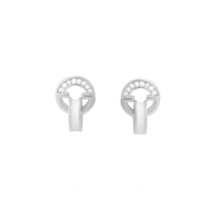 Mashha 925 Silver Office 9 to 5 Earrings