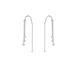 Silver Sway Sui Dhaga Earrings