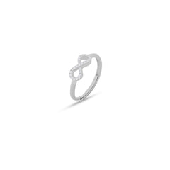 Mashha 925 Silver Infinity Ring (Adjustable)