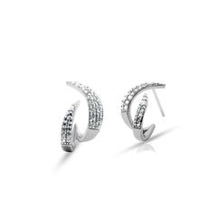 Celeste Curve Studs Style Earrings