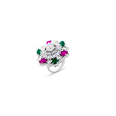 Regal Bloom Cocktail Ring