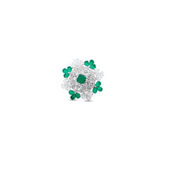 Emerald Frost Cocktail Ring Mashha