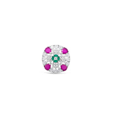 Royal Radiance Emerald Cocktail Ring