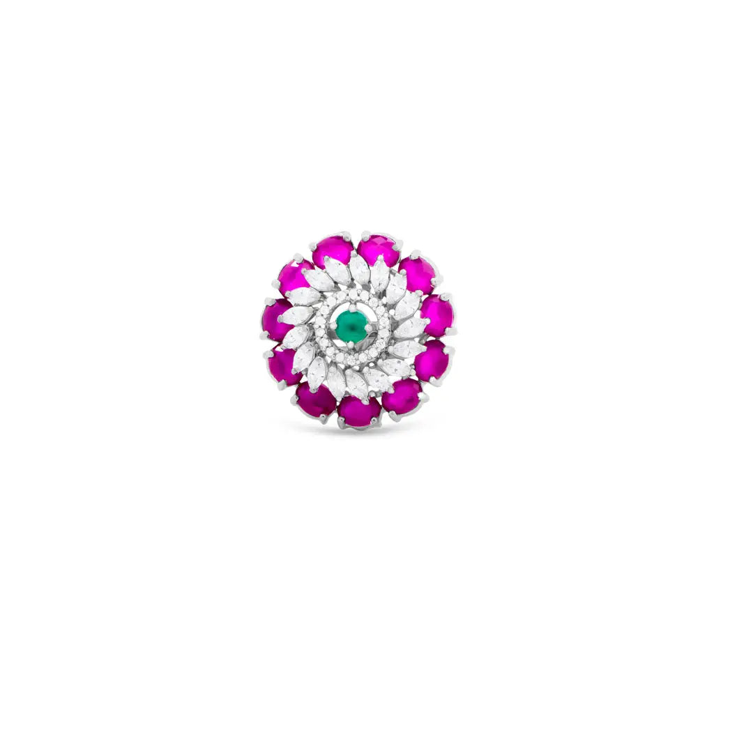 Regal Blossom Cocktail Ring Mashha