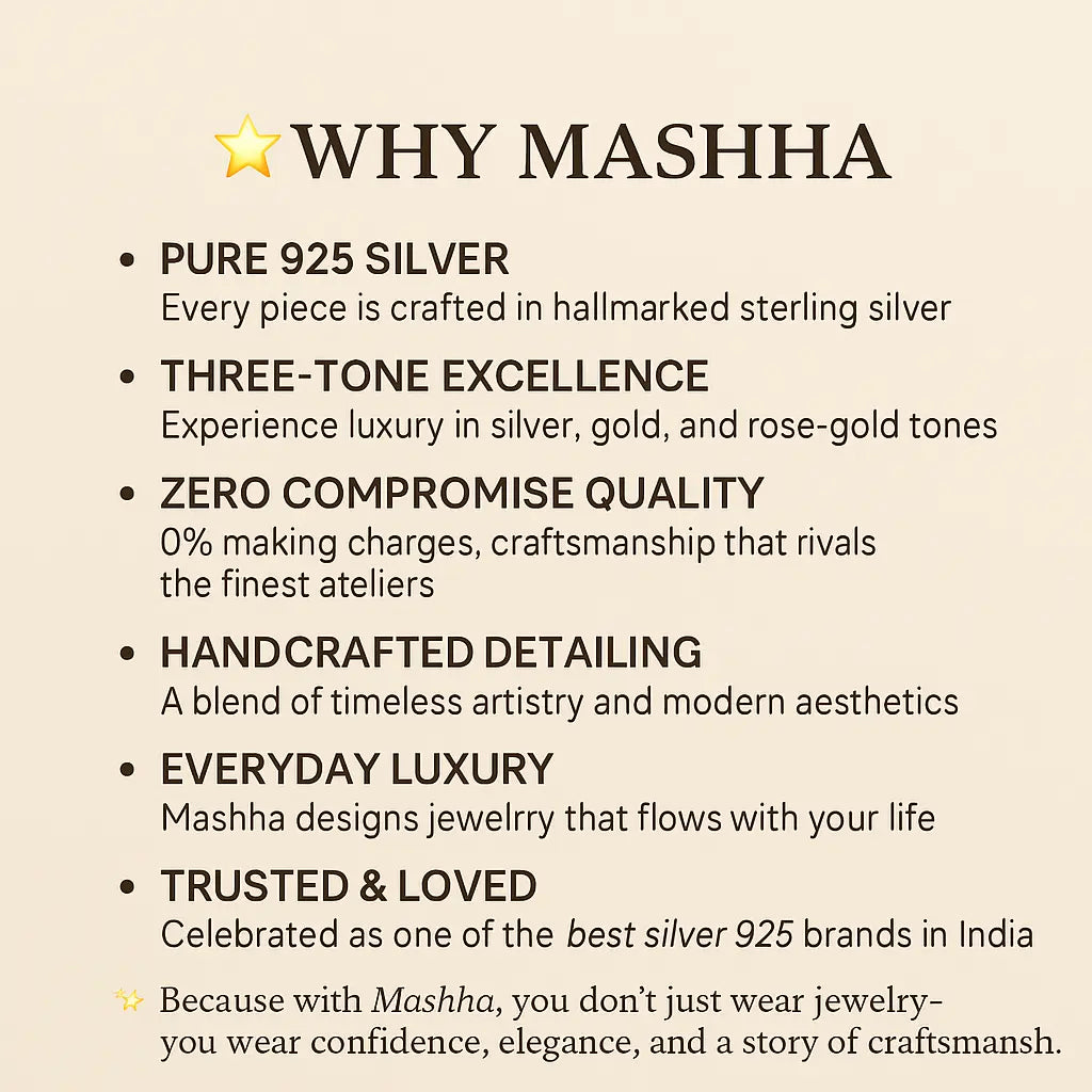 Mashha 925 Silver Lustre U-Curve Silver Bangle Mashha