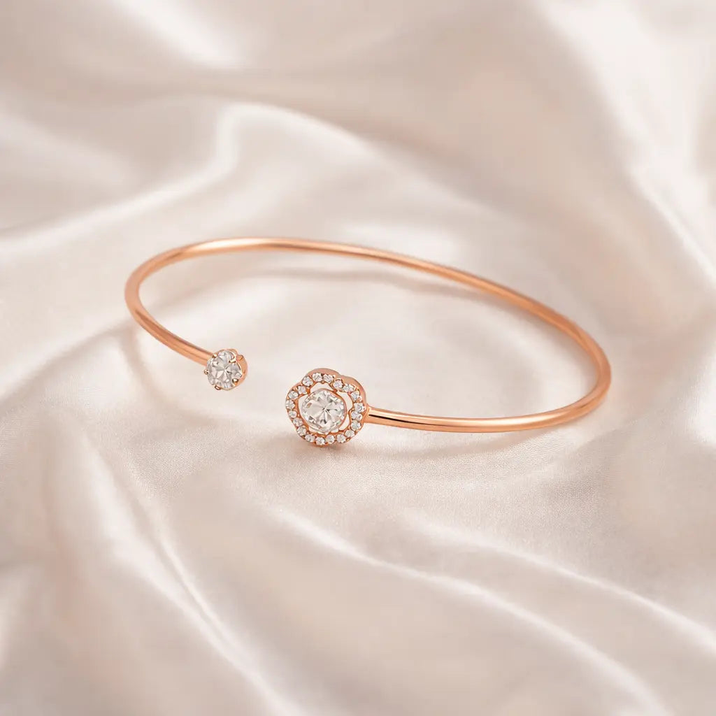 Aurielle Bloom Open Cuff Bracelet Mashha