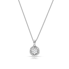 Mashha 925 Silver BVLGARI Inspired Chain Pendant & Earrings Mashha
