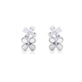 Mashha 925 Silver Bloomlight Duo Studs Mashha