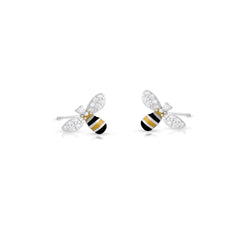 Mashha 925 Silver Call Me Honey Earrings Mashha