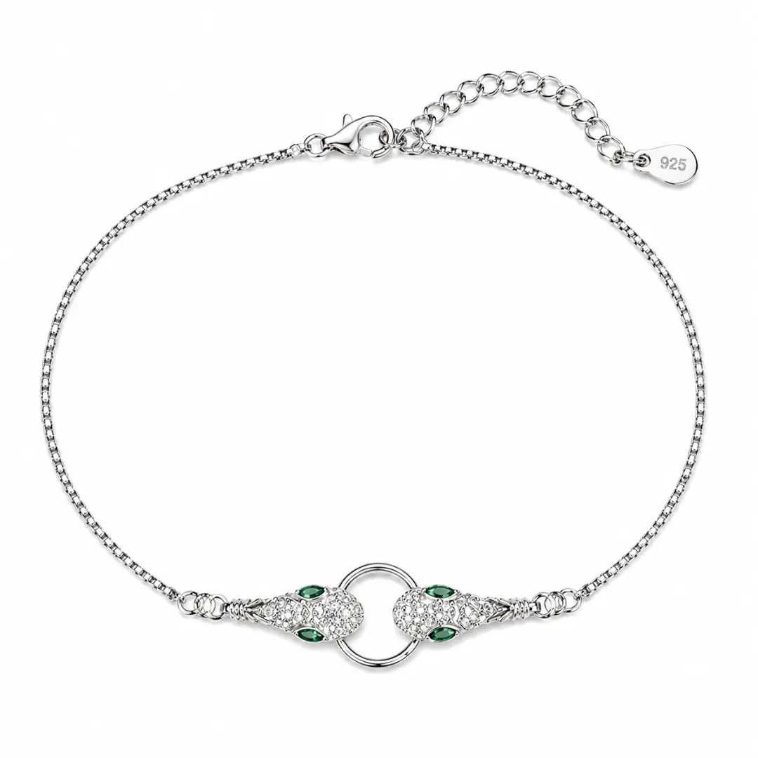 Mashha 925 Silver Panna Pop Anklet Mashha