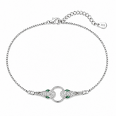 Mashha 925 Silver Panna Pop Anklet