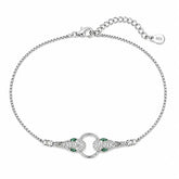 Mashha 925 Silver Panna Pop Anklet Mashha