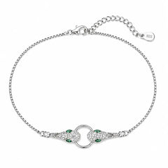 Mashha 925 Silver Panna Pop Anklet Mashha