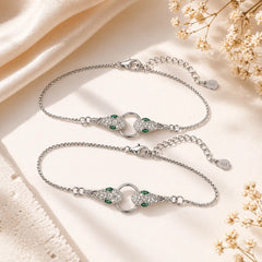 Mashha 925 Silver Panna Pop Anklet Mashha