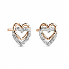 Mashha 925 Silver Noor-e-Dil Studs Mashha