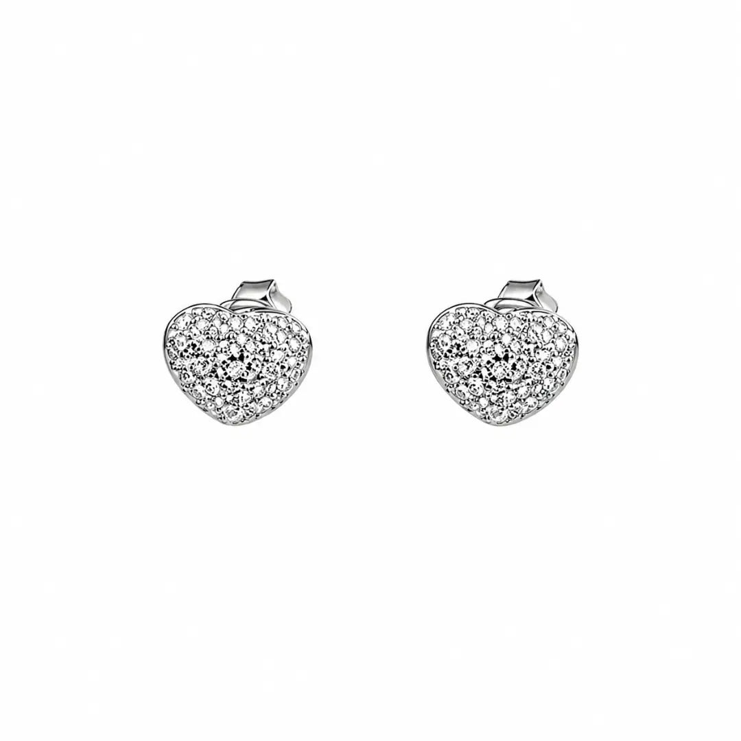 Mashha 925 Silver Stud cum Earring (silver) Mashha
