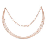 Rose Glow Multi-Strand Necklace Mashha