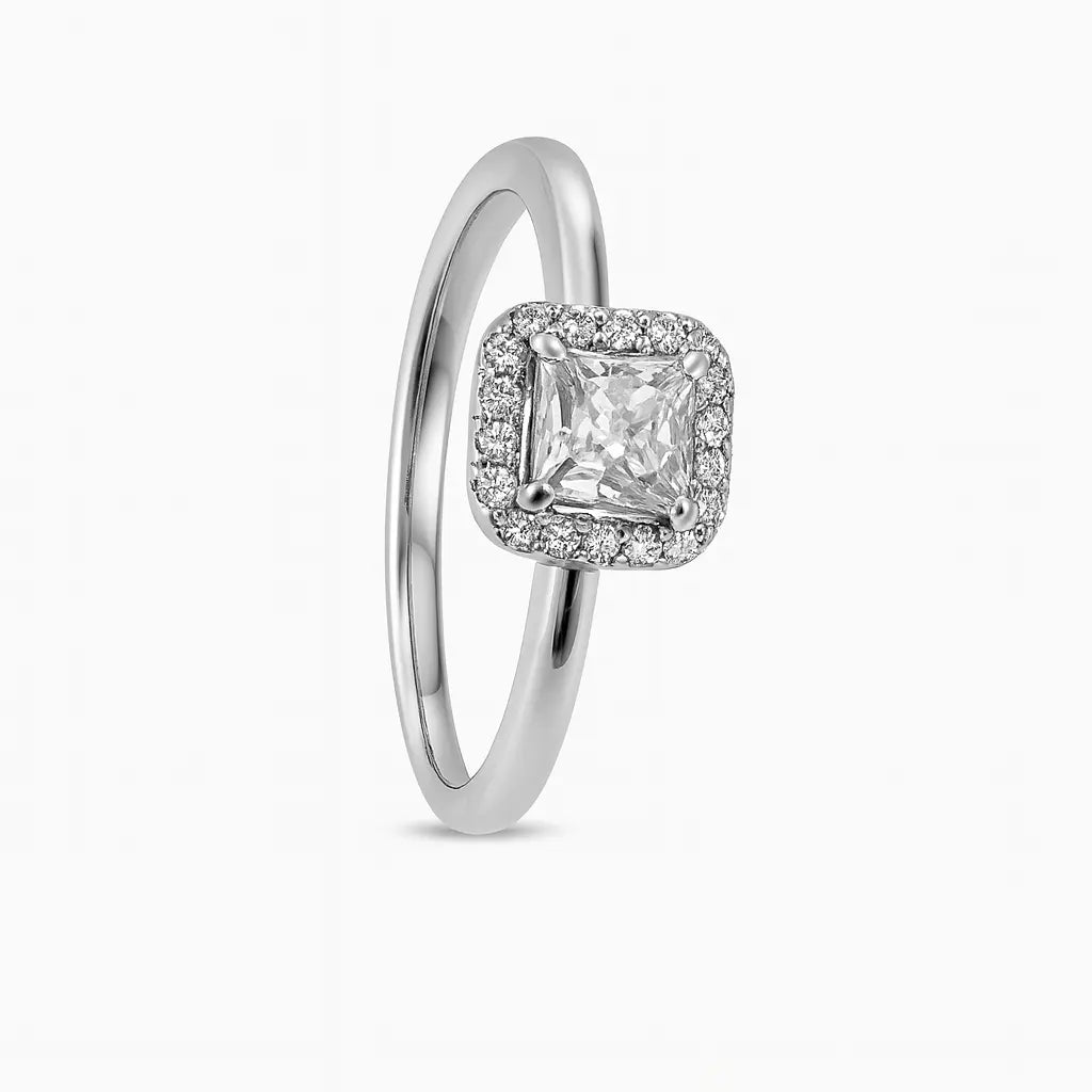 Radiant Halo Princess Ring (Adjustable) Mashha