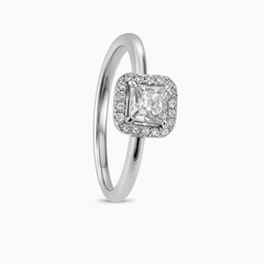 Radiant Halo Princess Ring (Adjustable)