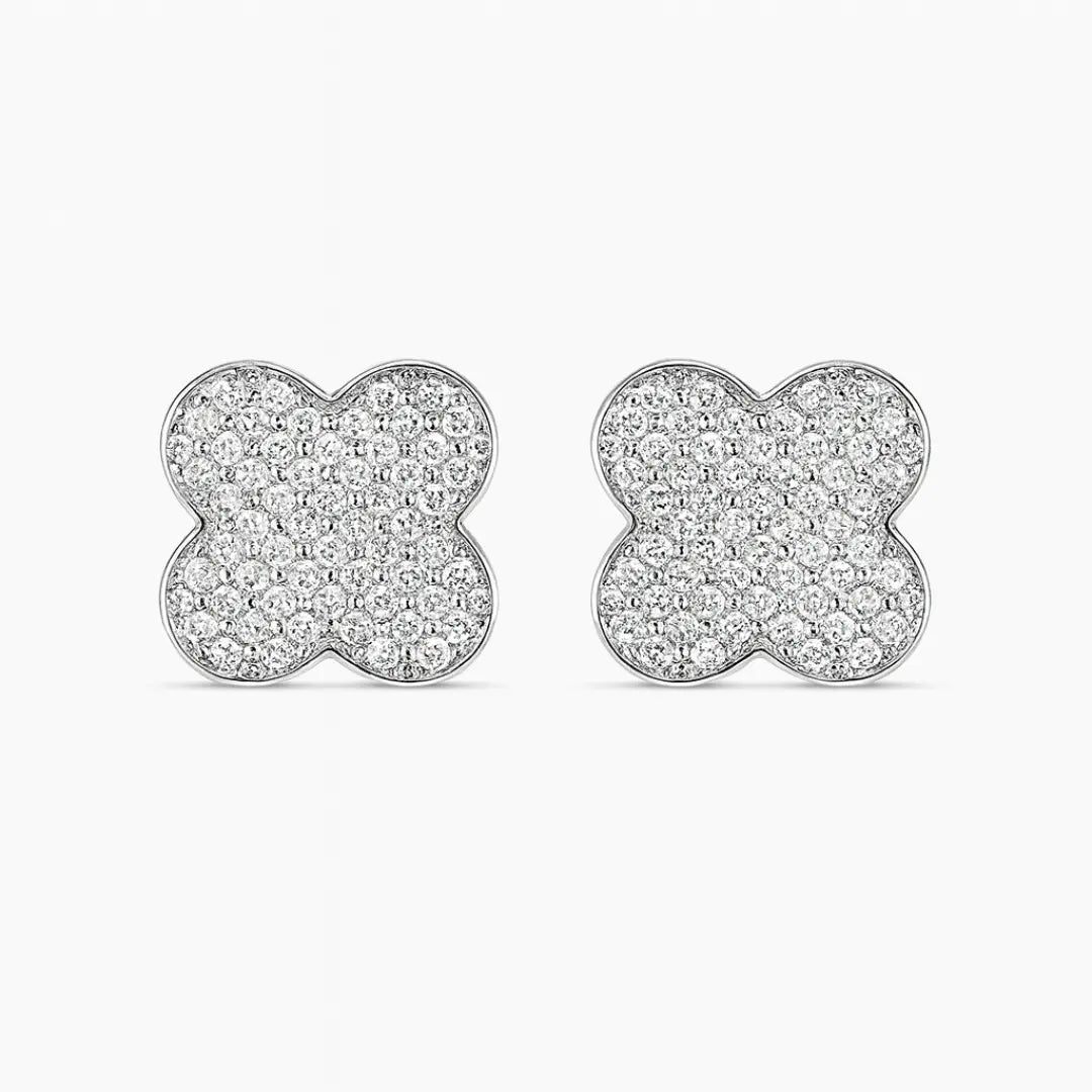 Mashha 925 Silver Phool Earrings Mashha