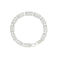 Greek Key Classic 925 Silver Bracelet Mashha