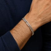 Greek Key Classic 925 Silver Bracelet