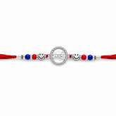 Mashha 925 Silver Smiley Bhai Rakhi Mashha