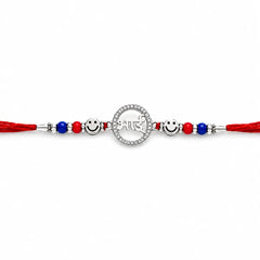Mashha 925 Silver Smiley Bhai Rakhi Mashha