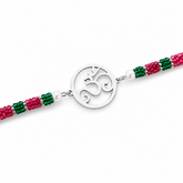Mashha 925 Silver Om Bandhan Rakhi Mashha